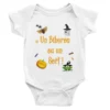 Grenouillère bébé Halloween classique à manches courtes - Un sort