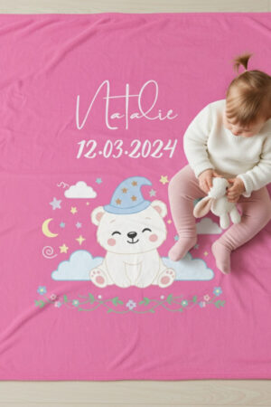 Couverture bébé Fushia