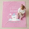 Couverture bébé - Rose