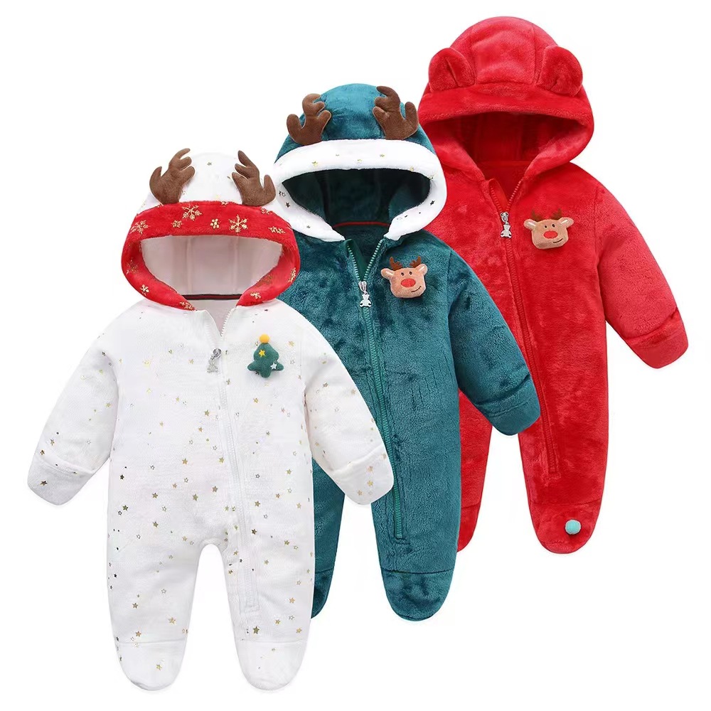 Combinaison de Noël Bébé – Confort et Magie des Fêtes Combinaison de Noël Bébé