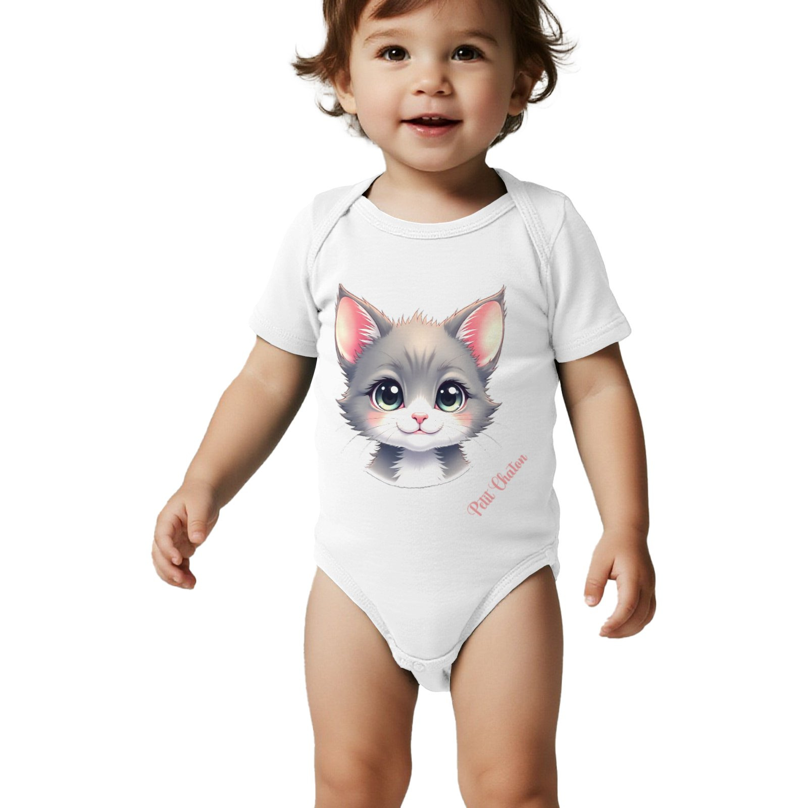 Body bébé Art Fantaisie - à manches courtes combinaison de Noël bébé,pyjama de Noël bébé,tenue de Noël bébé,combinaison bébé coton doux Noël,tenue festive bébé Noël,vêtements confortables bébé pour les fêtes