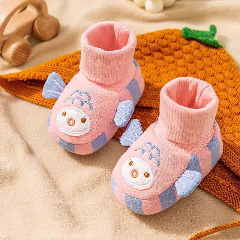 Chaussons bébé Petits Pas Douillets – Semelle antidérapante & doux coton Chaussons bébé Petits Pas Douillets – Semelle antidérapante & doux coton – Image 2