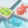 Jouet de bain bébé flottant – Animal aquatique pour éveil sensoriel au bain - Grenouille