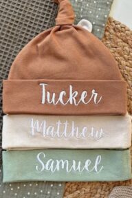 bonnet bébé personnalisable