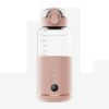 Chauffe‑biberon sans fil portable rose