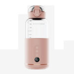 Chauffe Biberon Sans Fil – Chauffe‑Biberon Portable et Nomade - Rose