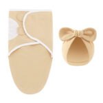 Couverture d’Emmaillotage Bébé ou Gigoteuse  – Doux et Confortable - Khaki