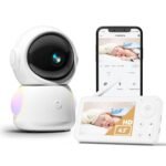 Caméra de Surveillance Bébé HD avec Écran 4.3" et Application Mobile