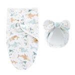 Couverture d’Emmaillotage Bébé ou Gigoteuse  – Doux et Confortable - Requin