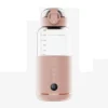 Chauffe Biberon Sans Fil – Chauffe‑Biberon Portable et Nomade - Rose