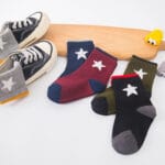 Chaussettes Bébé Coton Respirant – Motifs Cartoon – Unisexe – 0 à 8 Ans - Etoiles