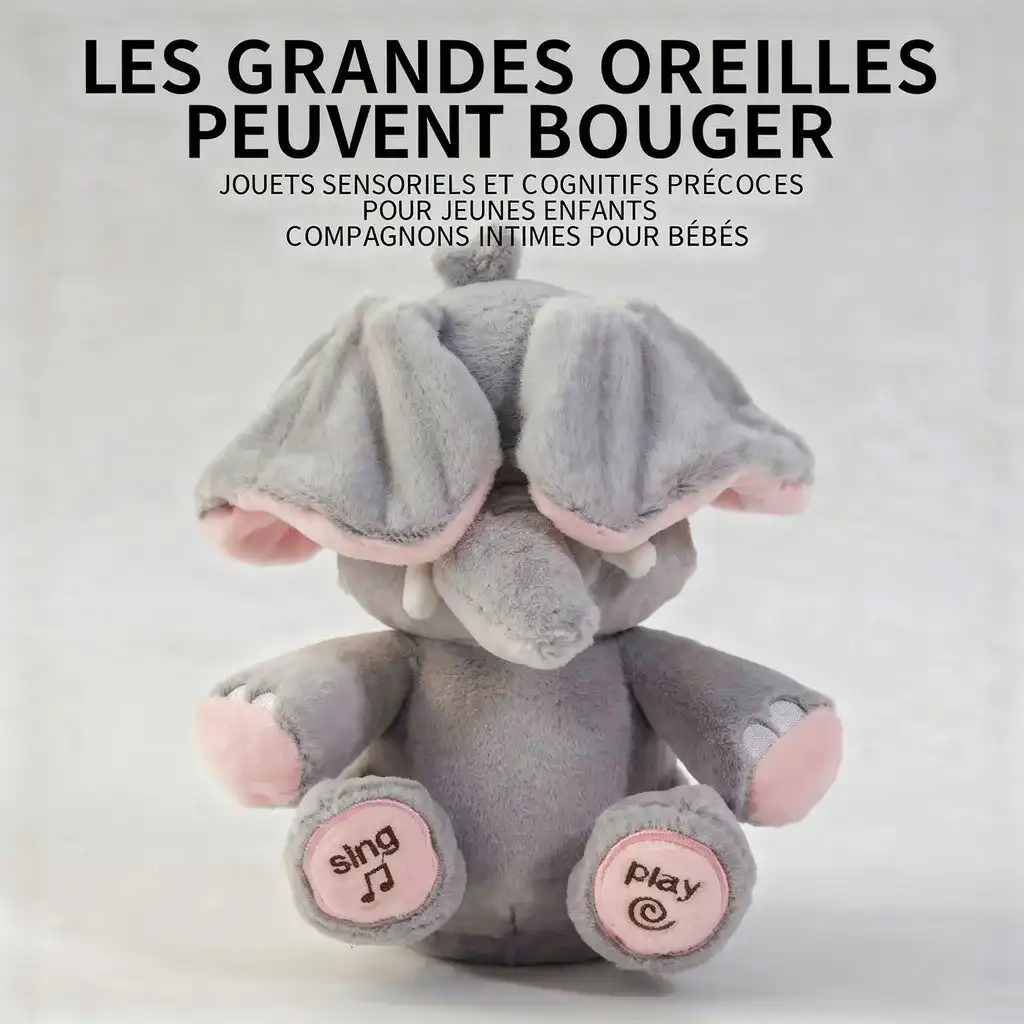 elephant hide-and-seek plush toy