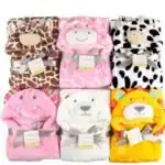 Cape de Bain Bébé – Sortie de Bain Coton Doux pour Enfant