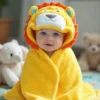 Cape de Bain Bébé – Sortie de Bain Coton Doux pour Enfant - Lion