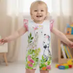 Barboteuse Froufrou bébé – Romper coton léger