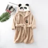 Peignoir de Bain – Peignoir Enfant Coton Doux - Marron