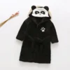 Peignoir de Bain – Peignoir Enfant Coton Doux - Noir