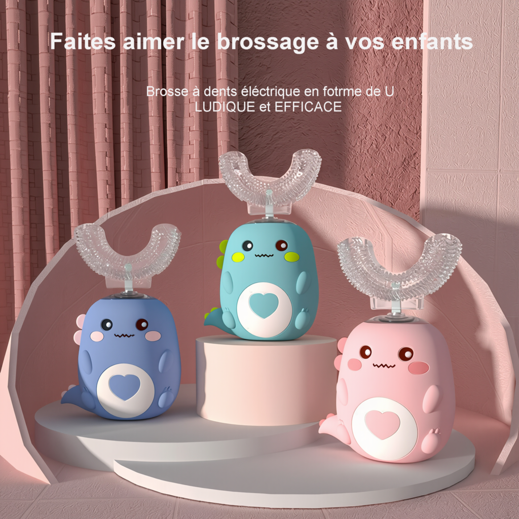 Brosse à dents enfant 360 en U