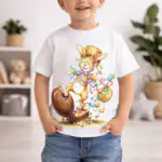 T-shirt Enfant Pâques - à manches courtes