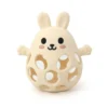 Hochet Bébé Lapin en Silicone – Anneau de Dentition Sensoriel - Blanc