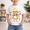 T-shirt Enfant Pâques - à manches courtes - Poussin