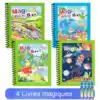 Livre Magique à l'Eau Réutilisable — Coloriage Sans Taches