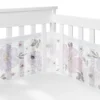 Tour de Lit Bébé Respirant 3D — Anti-Choc, Lavable, Motifs au Choix - Grandes fleurs