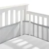 Tour de Lit Bébé Respirant 3D — Anti-Choc, Lavable, Motifs au Choix - Gris