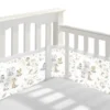 Tour de Lit Bébé Respirant 3D — Anti-Choc, Lavable, Motifs au Choix - Ronde animaux