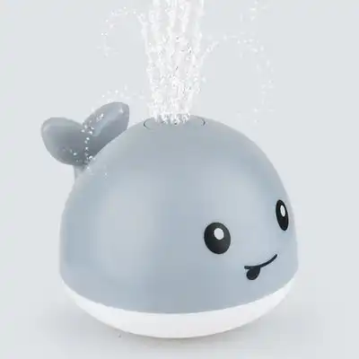Baleine de Bain Lumineuse Bébé — Fontaine d'Eau & Lumières Colorées