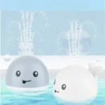 Baby Light-Up Bath Whale — Water Fountain & Coloured Lights