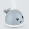 Baleine de Bain Lumineuse Bébé — Fontaine d'Eau & Lumières Colorées - Gris
