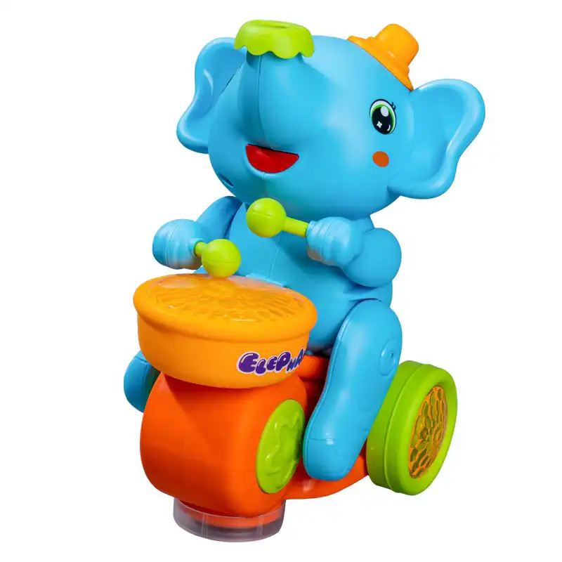 Éléphant Électrique Joueur de Batterie — Balle Flottante, Lumières & Musique - Image 4