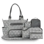 Changing bag 7-piece complete set – Stripe Elegance