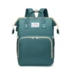 Sac à langer avec Lit Bébé Intégré et Moustiquaire 3 en 1 - Vert