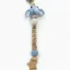 Attache Tétine Personnalisée en Bois avec Prénom — 8 Styles Animaux - Éléphant
