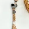 Attache Tétine Personnalisée en Bois avec Prénom — 8 Styles Animaux - Koala