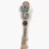 Attache Tétine Personnalisée en Bois avec Prénom — 8 Styles Animaux - Lapin