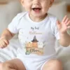 Personalisierter Baby-Body mit Namen — Halloween und Weihnachten, 0-24 Monate - Halloween Gespenst