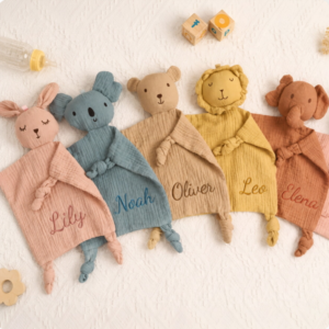 Doudou personnalisé brodé prénom - group