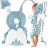Cojín Anticaídas para Bebé — Protección de Cabeza y Espalda para Aprender a Caminar, 8 Modelos - Murciélago mochila con correa